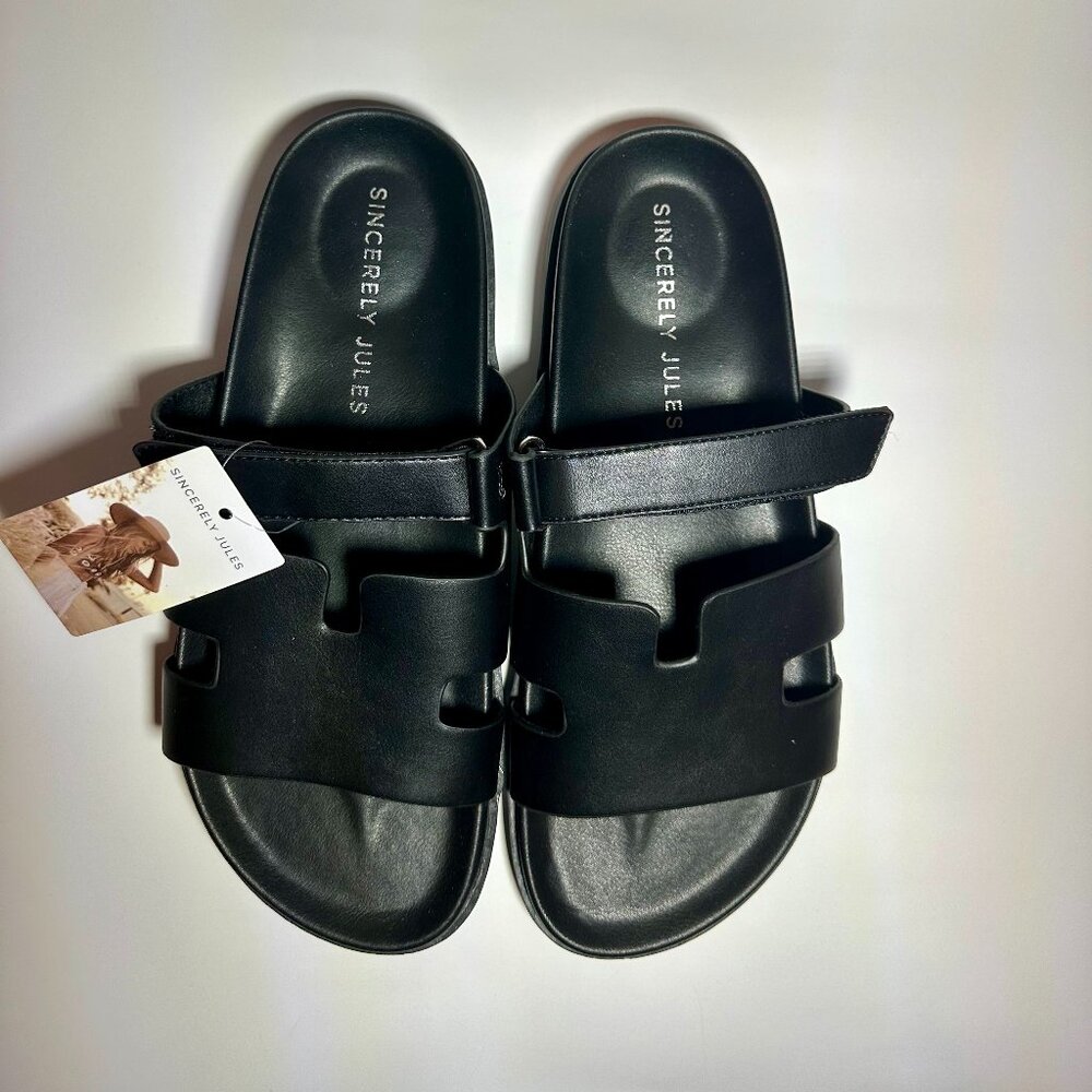 Sincerely Jules Slides, Flats Size 9 NWT